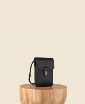 Black Women's Cafuné Trunk Box Crossbody Bags | AHC2511JP