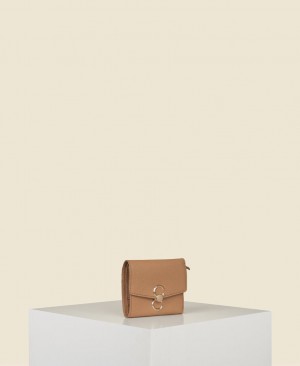 Brown Women's Cafuné Double-C Wallets | PKY436MU