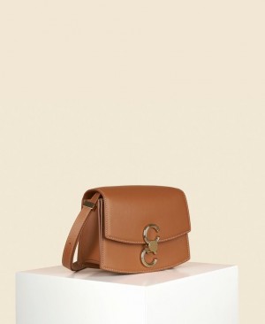 Brown Women's Cafuné Small Pendulum Crossbody Bags | OJQ7459YS