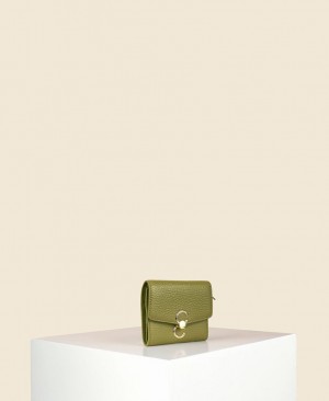 Green Women's Cafuné Double-C Wallets | LDW2712NT