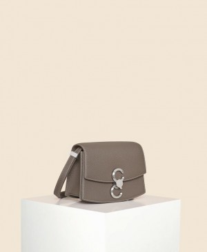 Grey Brown Women's Cafuné Small Pendulum Crossbody Bags | XCO7835KN