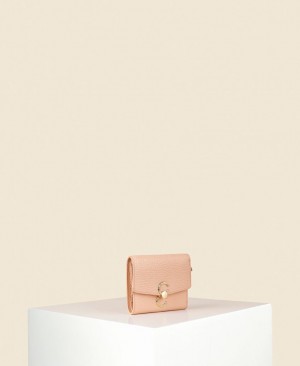 Pink Women's Cafuné Double-C Wallets | OIX9421GZ