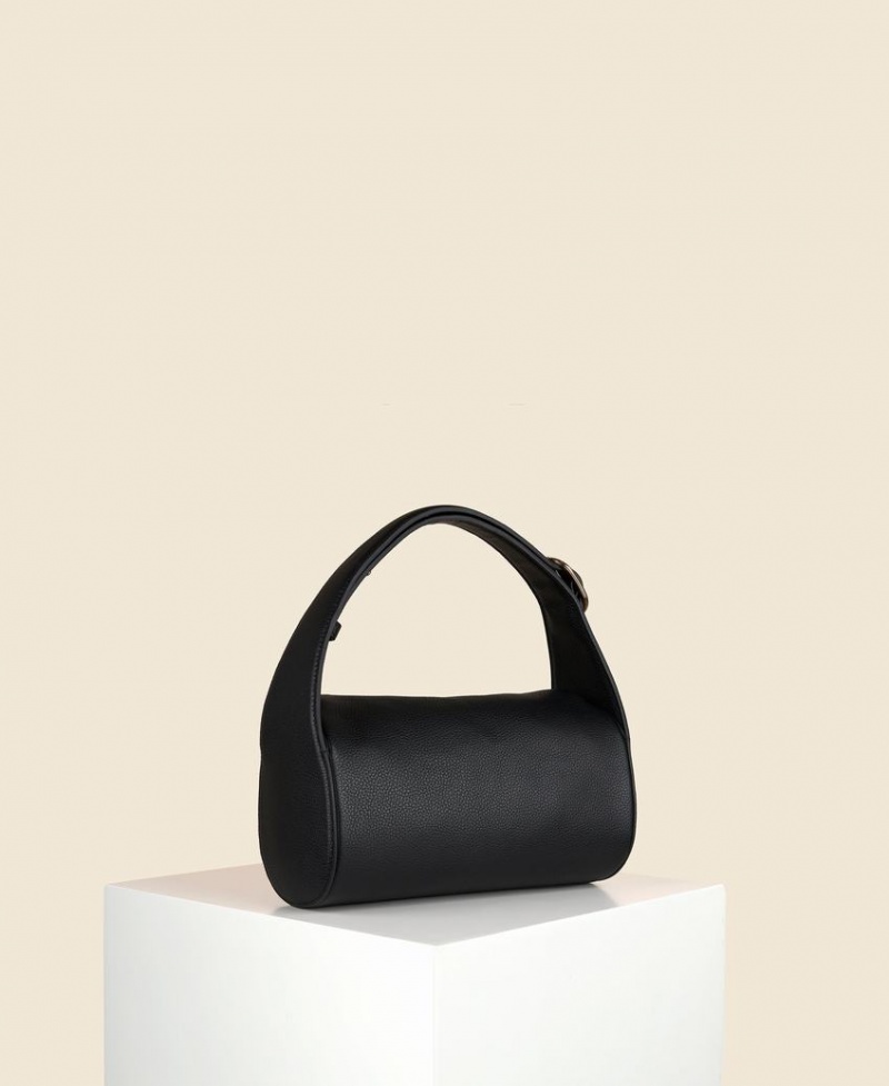 Black Women's Cafuné Drop Duffel Shoulder Bags | HEP7539LE