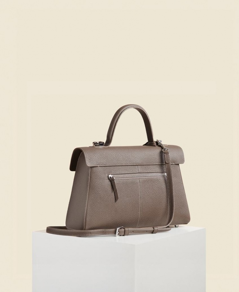 Grey Brown Women's Cafuné Stance Bag Shoulder Bags | KHK693ZD