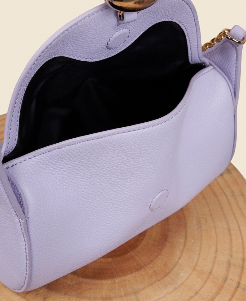 Purple Women's Cafuné Mini Drop Duffel Shoulder Bags | MGL9413RI