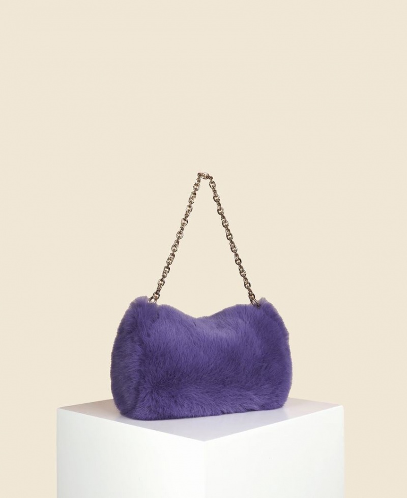 Purple Women's Cafuné Mini Drop Duffel Shoulder Bags | NEQ5998RN